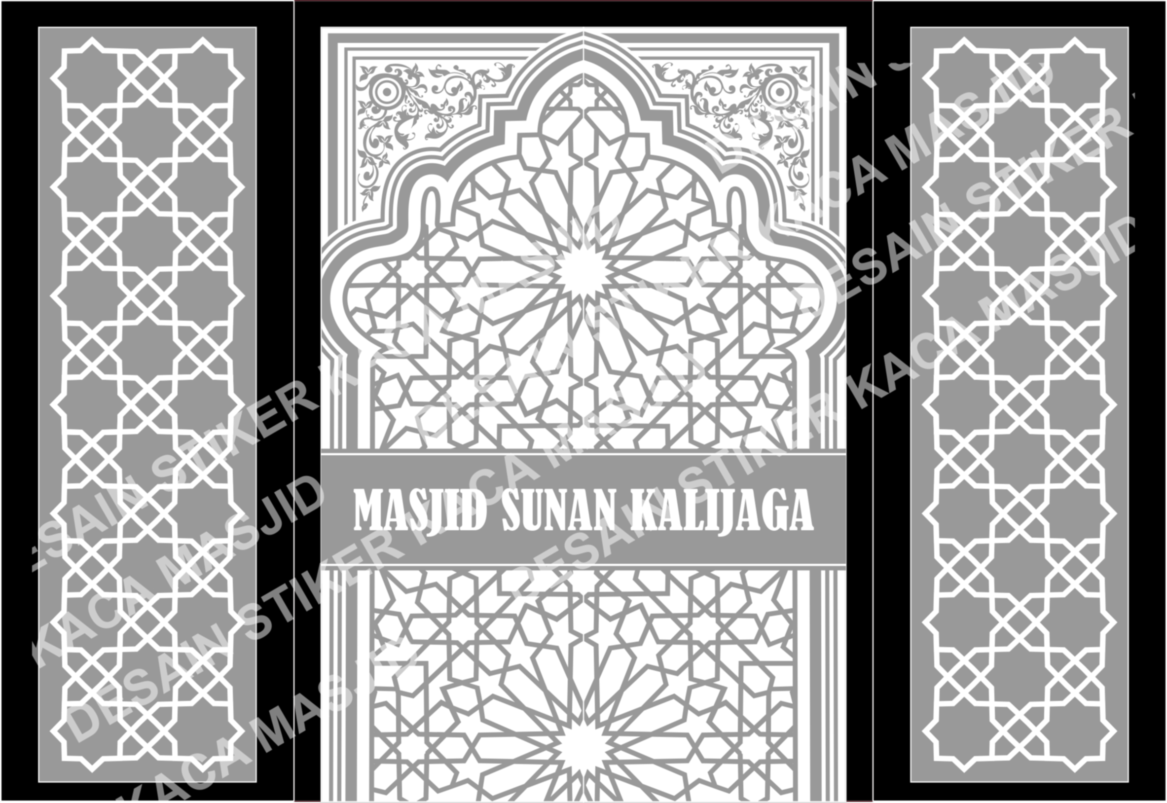 Stiker Masjid, Desain Stiker Masjid